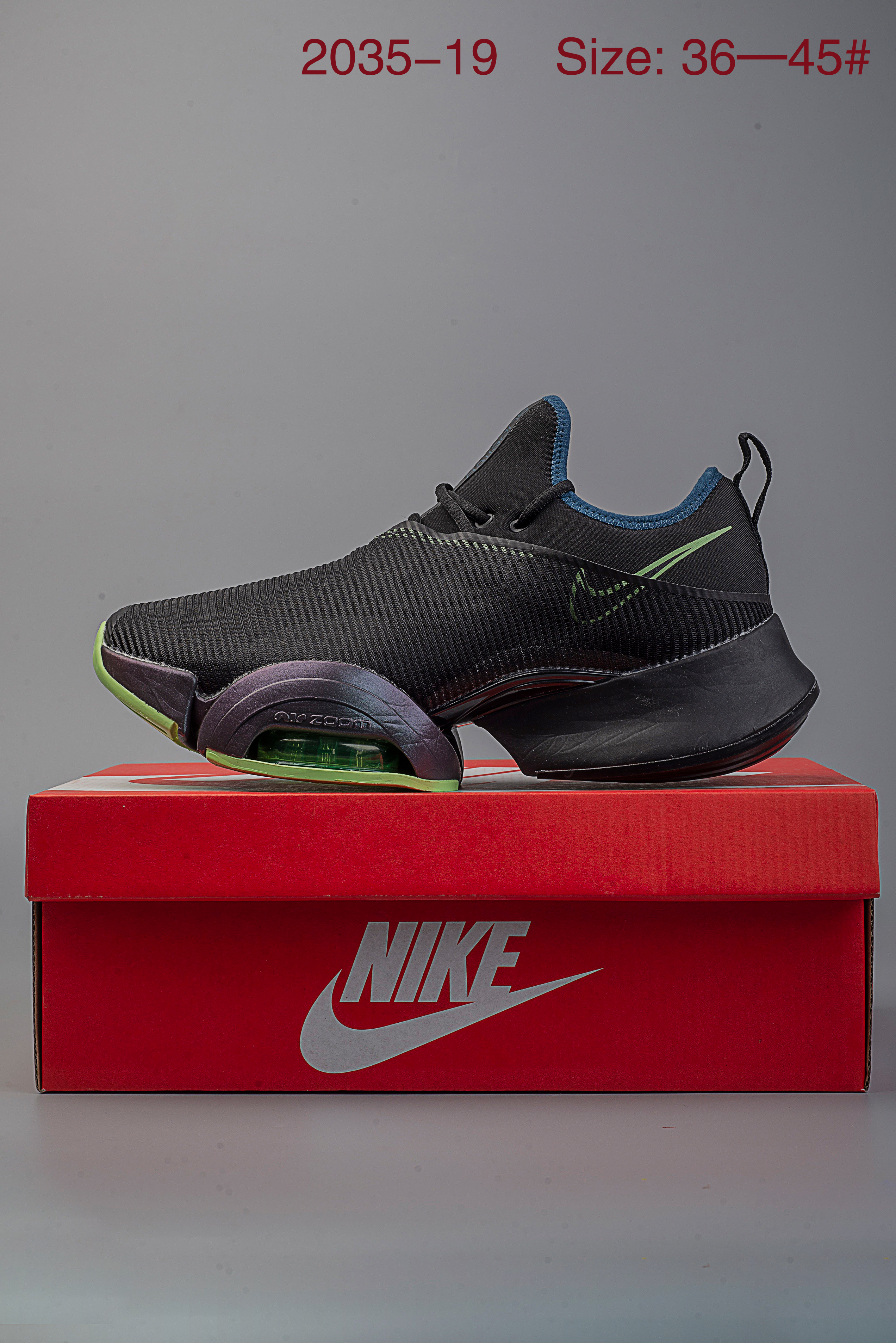 Nike AIR ZOOM SUPERREP Black Green Shoes
